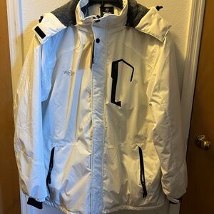 White Waterproof Women’s Jacket. NWT